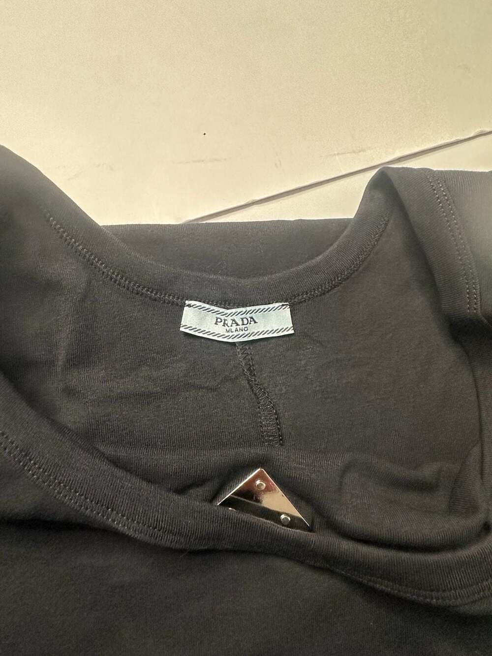 Prada Milano Black Ribbed Tank Midi Dress - Picture 7 of 7